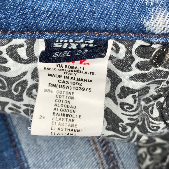 MISS SIXTY OPRAH REGULAR SLIM JEANS TROUSERS SIZE 27 mid rise NWT blue - Picture 10 of 16